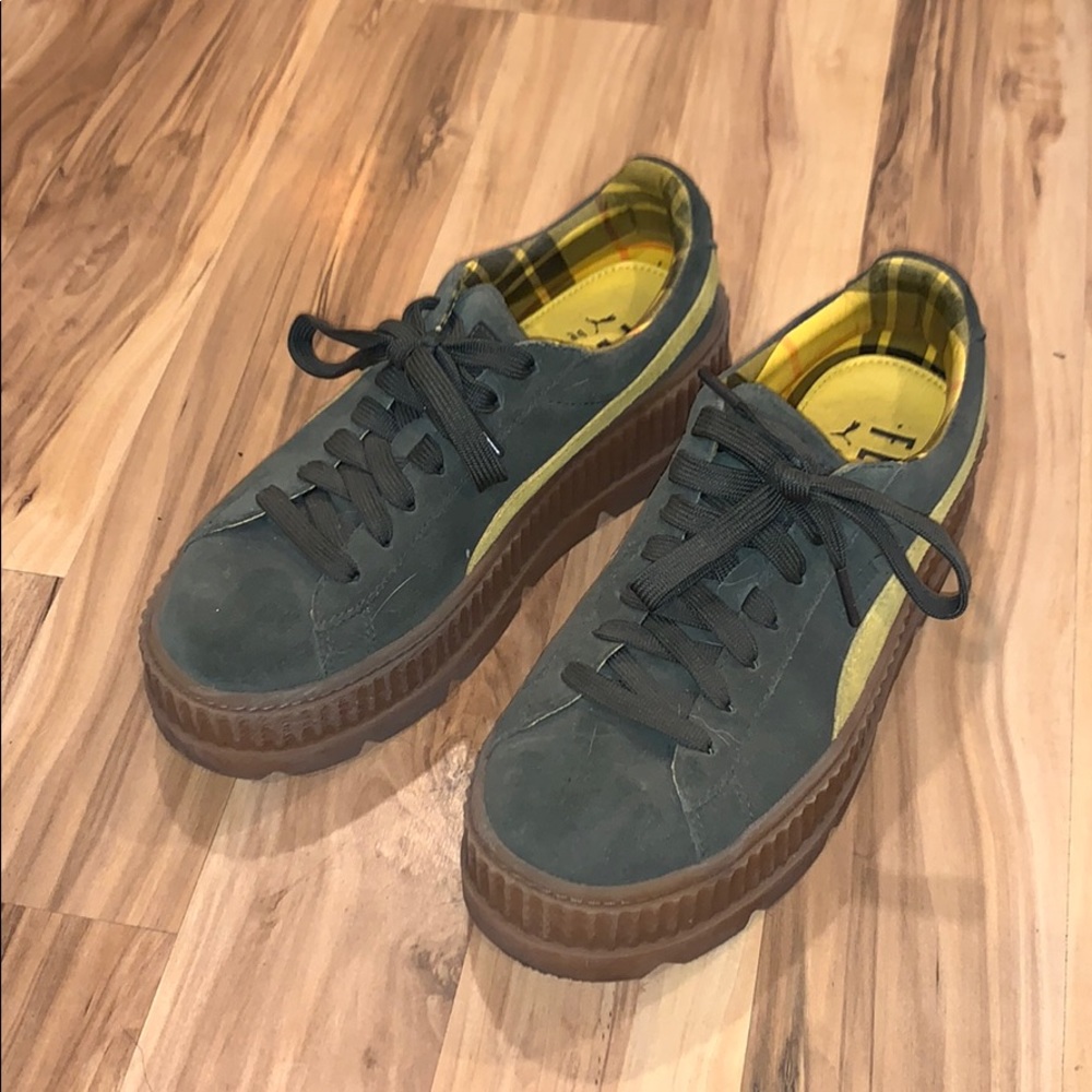 FENTY by Rihanna Puma suede cleated creepers